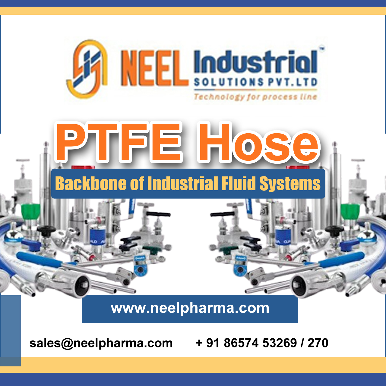 PTFE Hose Backbone of Industrial Fluid