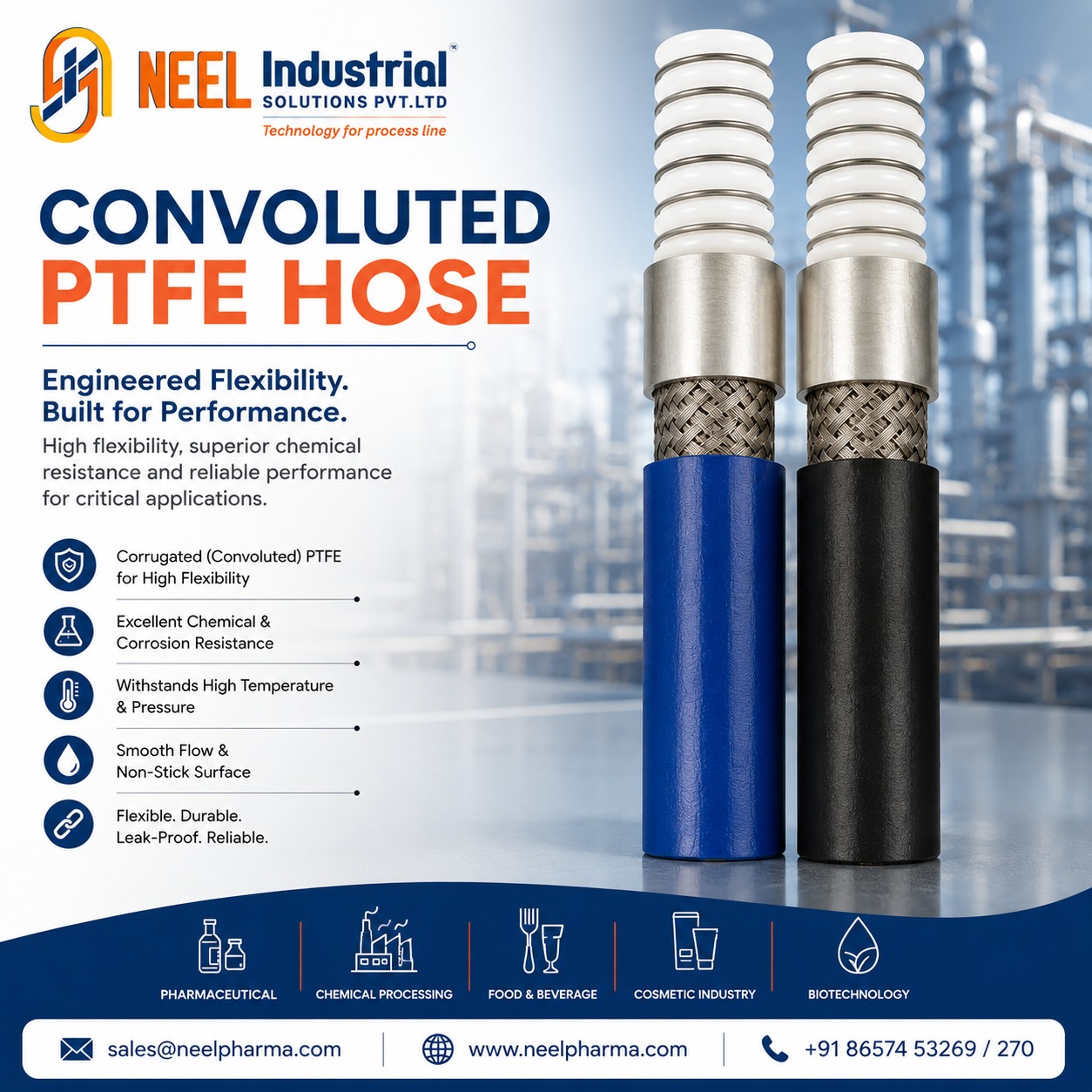 Convoluted-PTFE-Hose